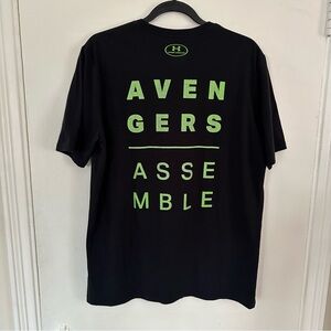 Under Armour The Hulk Marvel Avengers Battle Men Shirt Black Green
